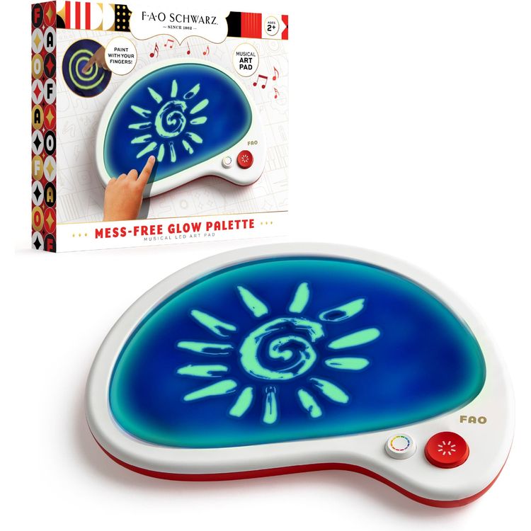 Mess-Free Glow Palette Musical LED Art Pad