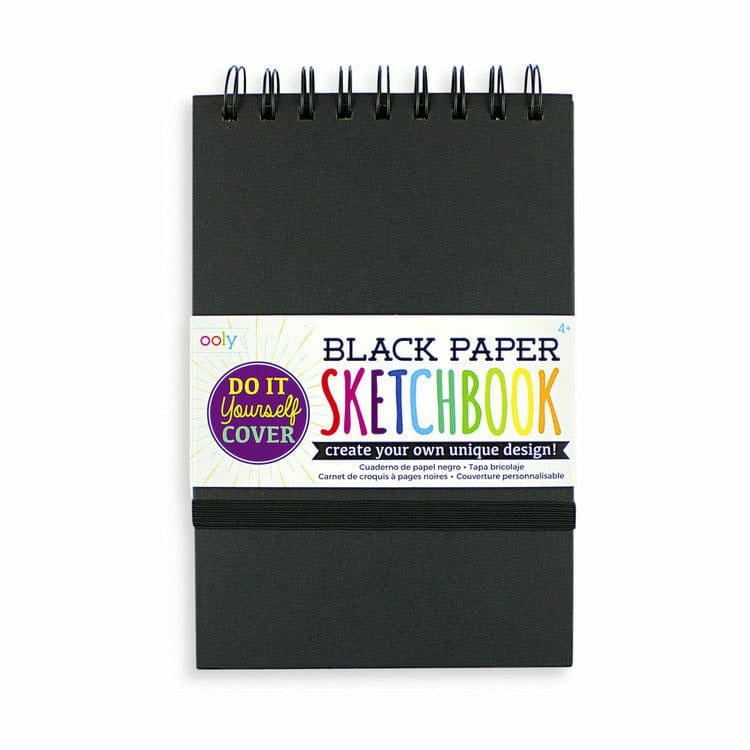 Small DIY Sketchbook - Black Paper